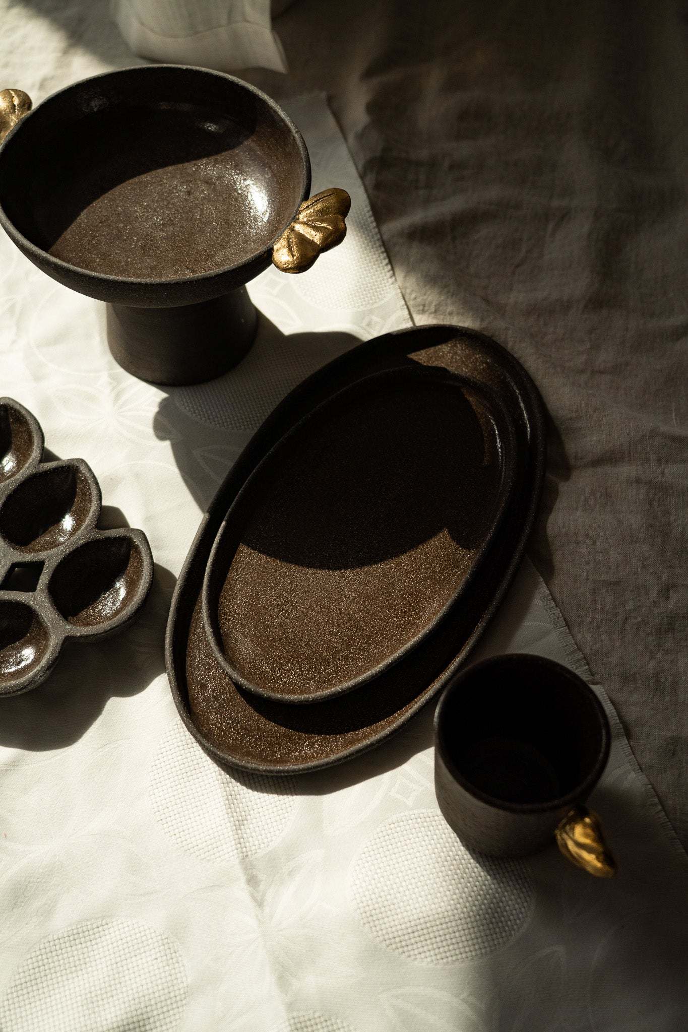 Pumpernickel Oval Serving Platter