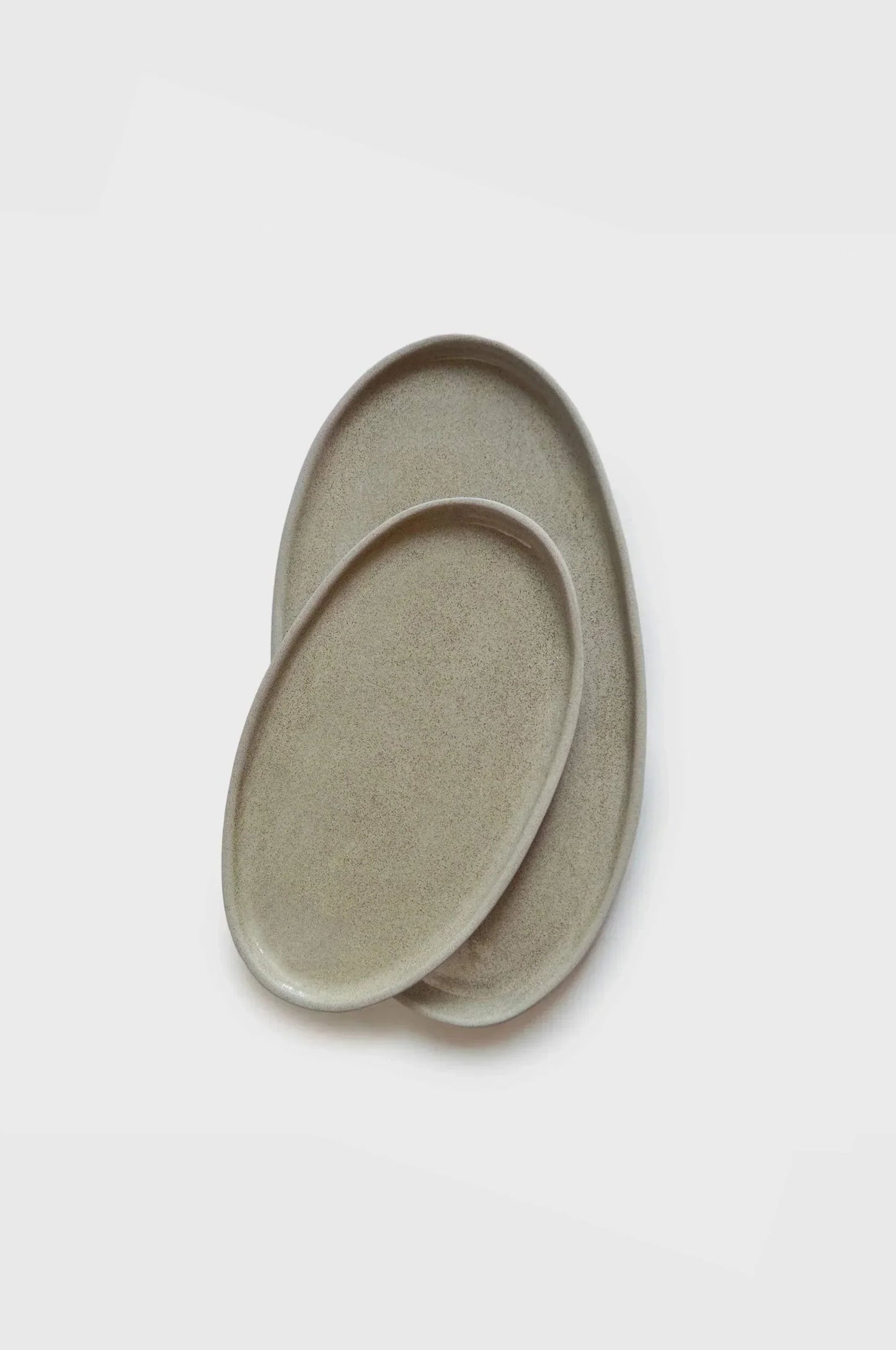 Concrete Stoneware Serving Platter