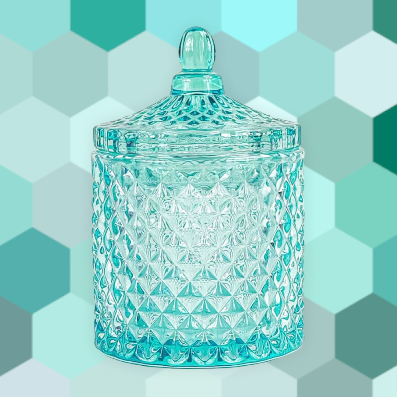 Chelsea Luxury Soy Candle (10 oz) – Green Reusable Glass Jar