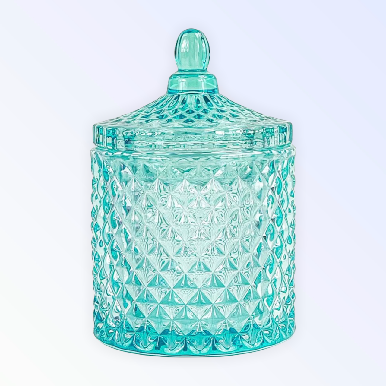Chelsea Luxury Soy Candle (10 oz) – Green Reusable Glass Jar