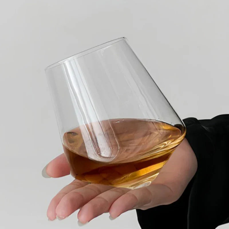 Revolving Whiskey Glass – 530ml Spinning Tumbler