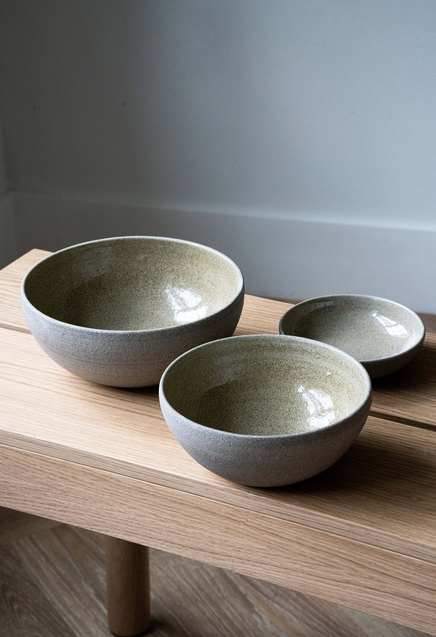 Concrete Stoneware Ramen Bowl