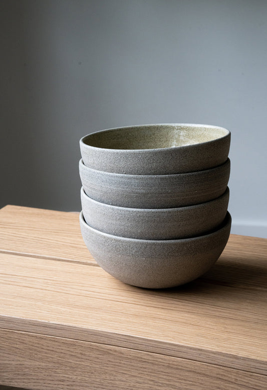 Concrete Stoneware Everyday Bowl