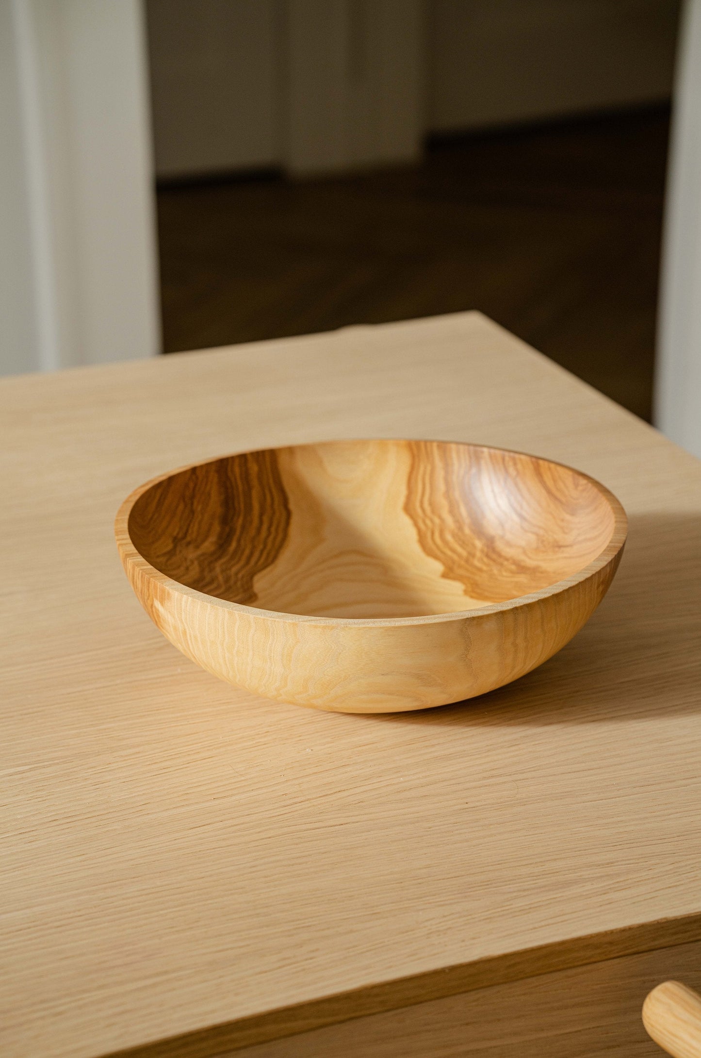 Hand-Carved Ashwood Nesting Bowl Set