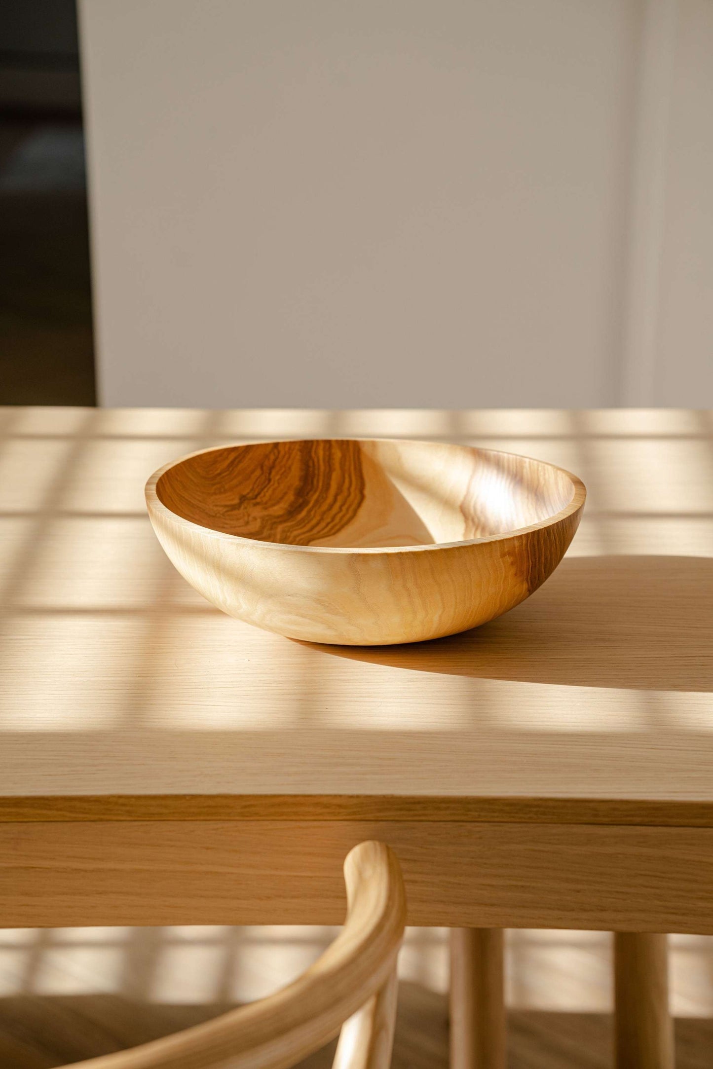 Hand-Carved Ashwood Nesting Bowl Set