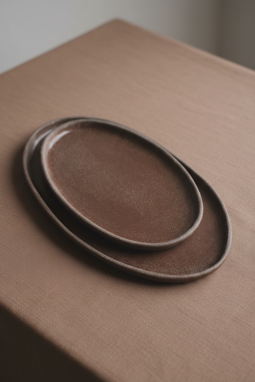 Pumpernickel Oval Serving Platter