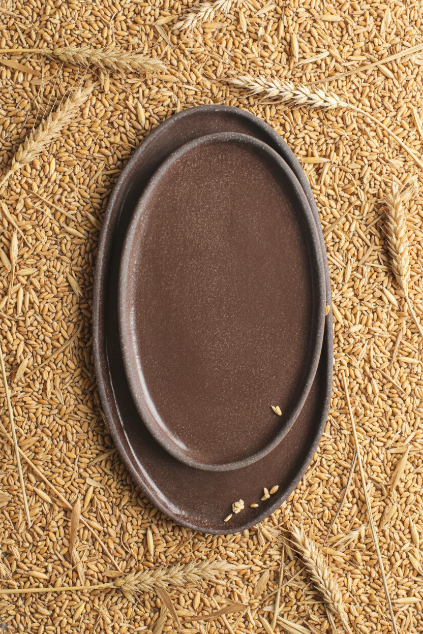 Pumpernickel Oval Serving Platter