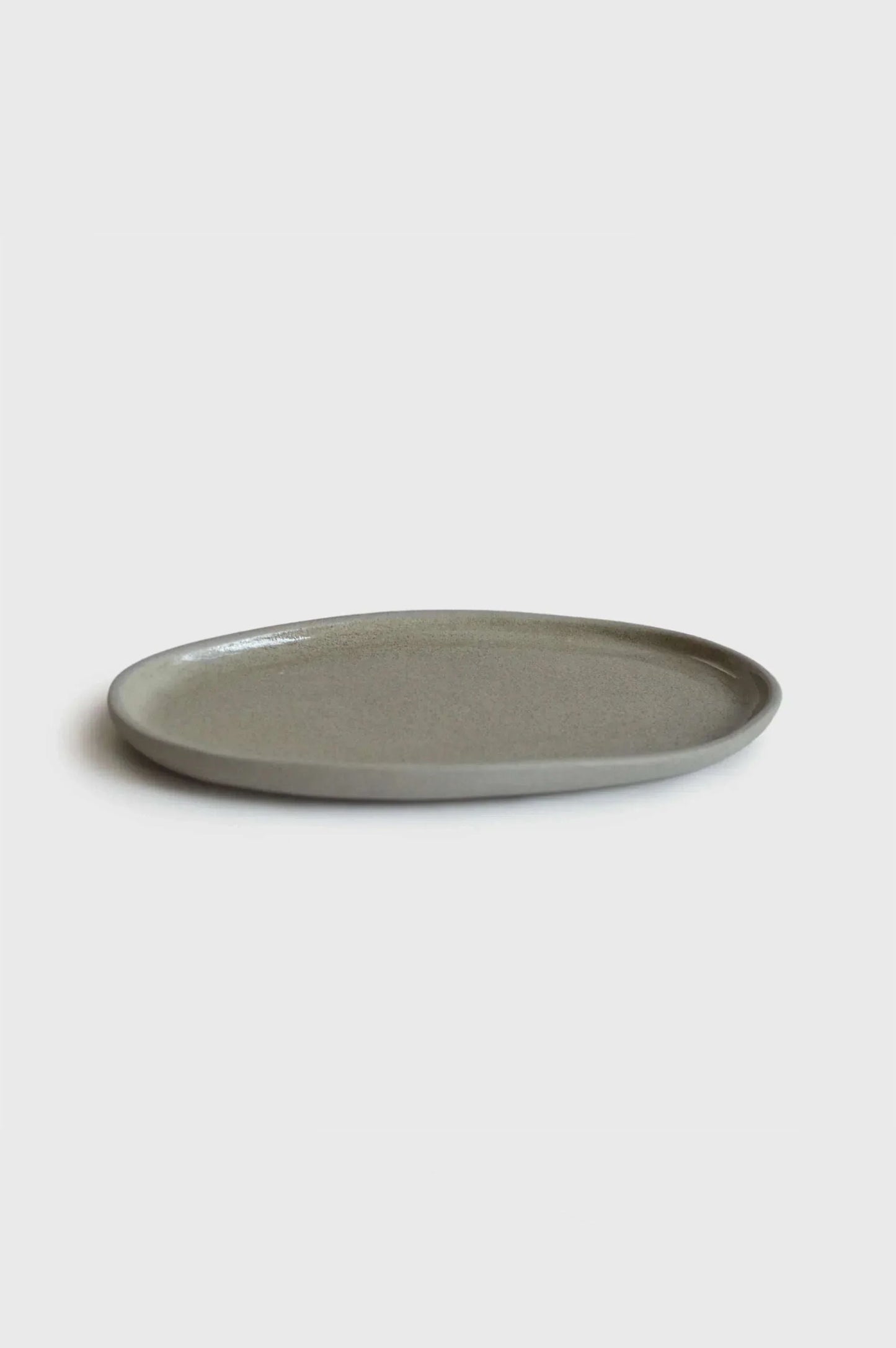 Concrete Stoneware Serving Platter
